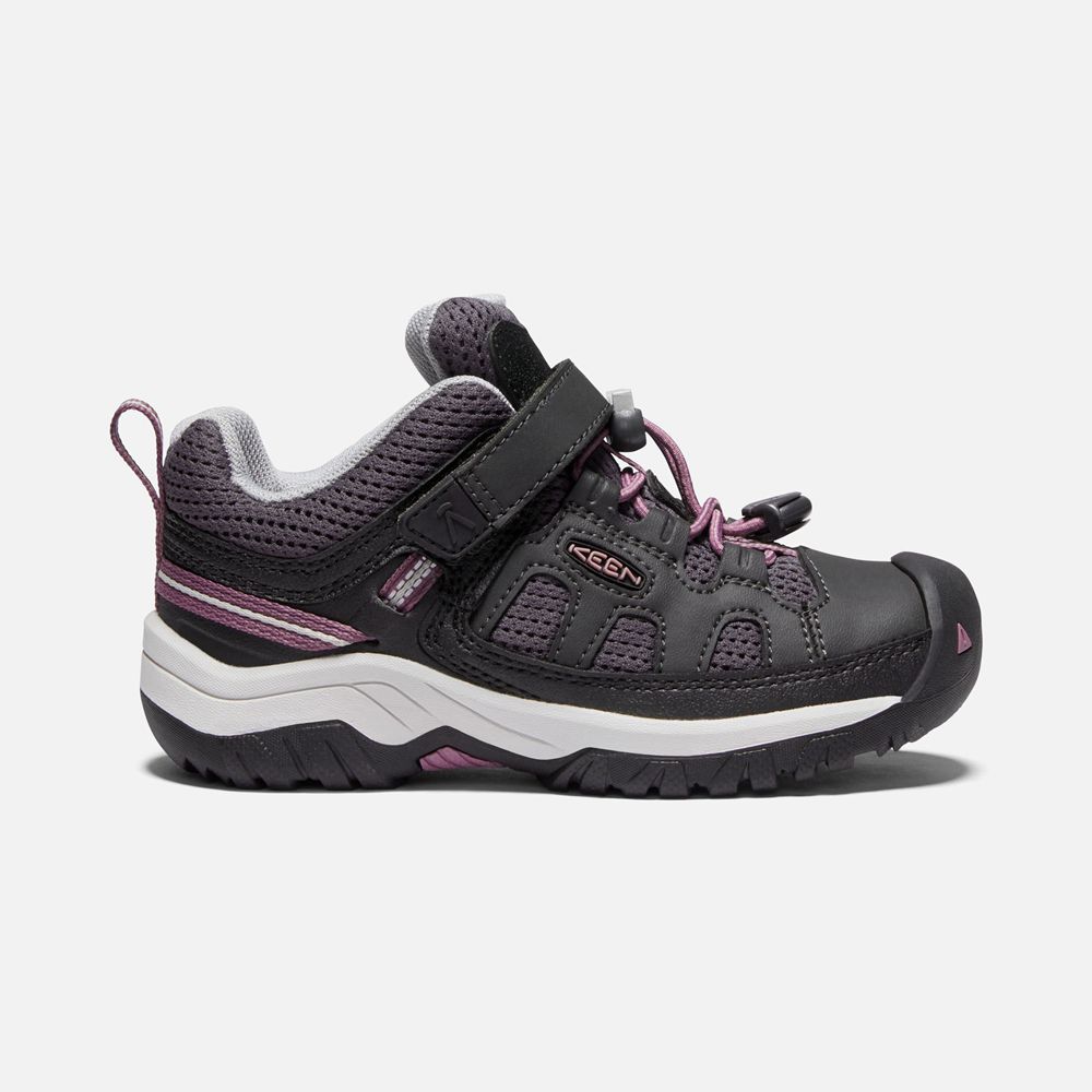 Keen Outdoor Ayakkabı Çocuk Siyah/Pembe - Targhee - Türkiye FKXR69274